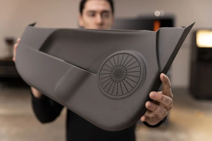Pieza de gran formato impresa en 3D con la Fuse X1